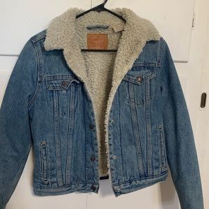 Levi’s Sherpa Denim Trucker Jacket
